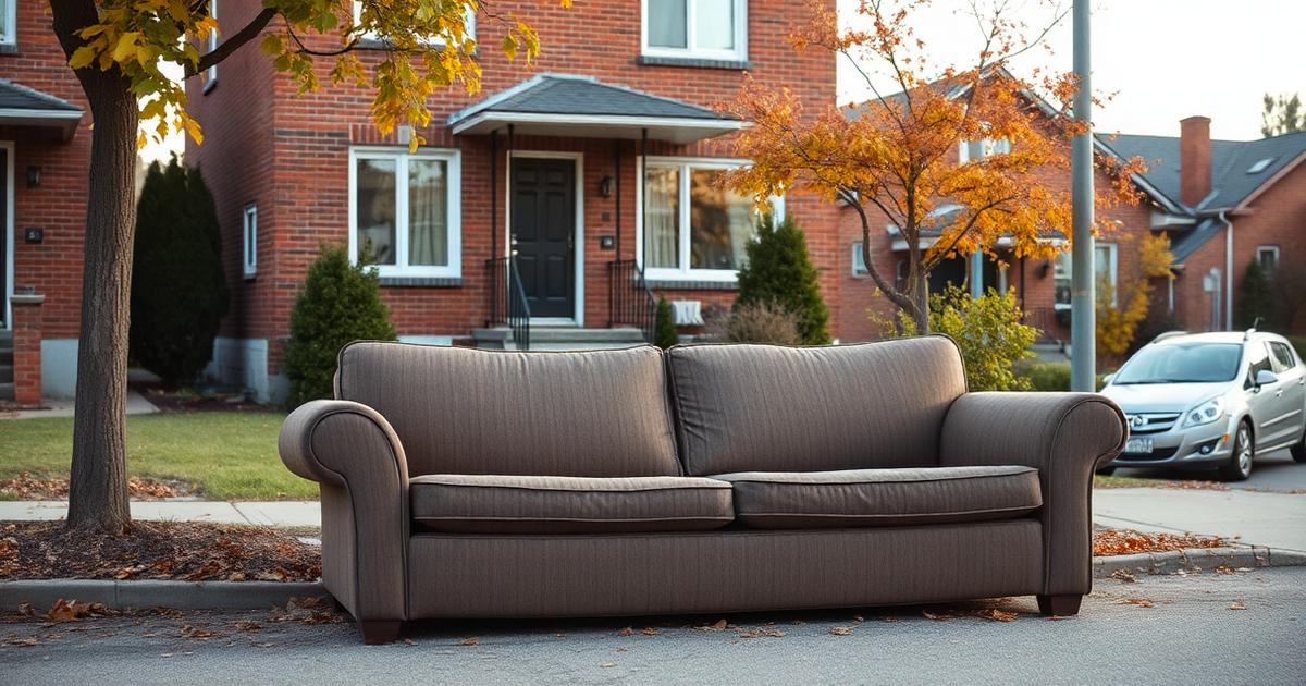 Can I leave a couch at the curb in Toronto?